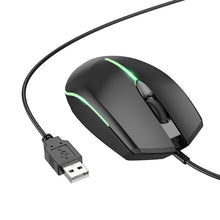 Заредете изображение във визуализатора на галерията – Borofone Computer mouse BG10 Soaring wired black
