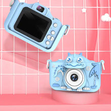 Заредете изображение във визуализатора на галерията – Digital camera for children C16 Dinosaur blue
