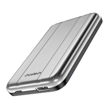 Заредете изображение във визуализатора на галерията – Choetech B655 mini wireless magnetic powerbank 5000mAh - silver
