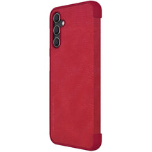 Заредете изображение във визуализатора на галерията – Nillkin Qin Leather case leather case with a flap wallet red
