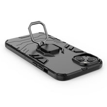 Заредете изображение във визуализатора на галерията – Ring Armor case for iPhone 14 Plus armored cover magnetic holder ring black
