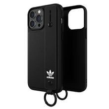 Заредете изображение във визуализатора на галерията – Adidas OR Hand Strap Case iPhone 13 Pro Max 6.7" black/black 47139
