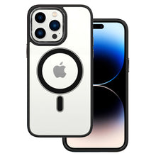 Заредете изображение във визуализатора на галерията – Tel Protect Magnetic Clear Case for Iphone 14 Black
