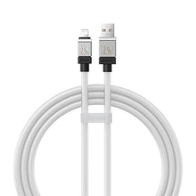 Заредете изображение във визуализатора на галерията – BASEUS cable USB to Apple Lightning 8-pin CoolPlay 2,4A 1m white CAKW000402

