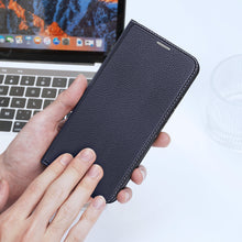 Заредете изображение във визуализатора на галерията – Dux Ducis Skin X2 case for Samsung Galaxy A54 5G flip cover wallet stand blue
