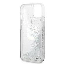 Заредете изображение във визуализатора на галерията – Karl Lagerfeld KLHCP14MLNHCCS iPhone 14 Plus 6.7" silver/silver hardcase Glitter Choupette Head
