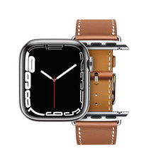 Заредете изображение във визуализатора на галерията – HOCO strap for Apple Watch 38/40/41mm Elegant leather WA17 brown
