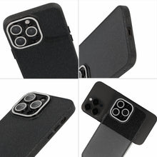 Заредете изображение във визуализатора на галерията – Liquid Glitter Camera Case for Iphone 11 black
