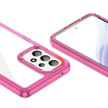Заредете изображение във визуализатора на галерията – Outer Space Case for Samsung Galaxy A53 5G cover with a flexible frame pink
