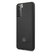 Заредете изображение във визуализатора на галерията – Original faceplate case MERCEDES MEHCS21SARMBK for SAMSUNG S21 (Urban Line / black)
