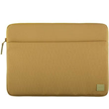 Заредете изображение във визуализатора на галерията – Uniq Vienna laptop Sleeve 14" case yellow/canary yellow Waterproof RPET

