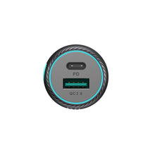 Заредете изображение във визуализатора на галерията – Car charger 60W USB-C USB-A Joyroom JR-CCN01 | black
