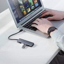 Заредете изображение във визуализатора на галерията – Ugreen USB Type C HUB - 4x USB 3.2 Gen 1 with USB-C power port gray (CM219 70336)
