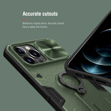 Заредете изображение във визуализатора на галерията – Nillkin CamShield Armor TPU+PC for Iphone 13 Pro Max blue
