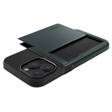 Заредете изображение във визуализатора на галерията – Spigen Slim Armor CS, abyss green - iPhone 15 Pro
