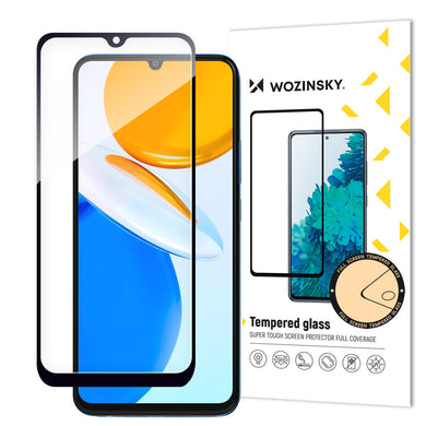 Wozinsky Full Glue Tempered Glass for Honor X7 Full Screen with Black Frame