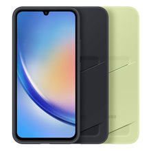 Заредете изображение във визуализатора на галерията – Samsung Card Slot Cover Case for Samsung Galaxy A34 5G card wallet case black (EF-OA346TBEGWW)

