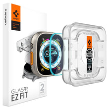 Заредете изображение във визуализатора на галерията – TEMPERED GLASS Spigen GLAS.TR "EZ FIT" 2-PACK Apple Watch ULTRA (49 MM) CLEAR
