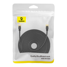 Заредете изображение във визуализатора на галерията – Baseus High Speed ​​Cat 8 40 Gb/s Ethernet cable 20 m - black
