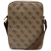 Заредете изображение във визуализатора на галерията – Guess 4G Stripes bag for 8" tablet - brown
