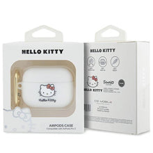 Заредете изображение във визуализатора на галерията – Hello Kitty Silicone 3D Kitty Head case for AirPods Pro 2 (2022/2023) - white
