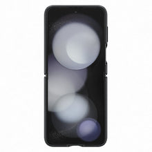 Заредете изображение във визуализатора на галерията – PU leather case for Samsung Galaxy Z Flip 5 - black
