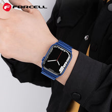 Заредете изображение във визуализатора на галерията – FORCELL F-DESIGN FA10 strap for Apple Watch 38/40/41mm blue
