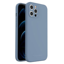 Заредете изображение във визуализатора на галерията – Wozinsky Color Case silicone flexible durable case iPhone 12 Pro Max blue
