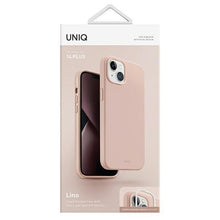 Заредете изображение във визуализатора на галерията – Uniq case Lino iPhone 14 Plus 6.7" pink/blush pink
