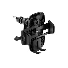 Заредете изображение във визуализатора на галерията – Dudao mechanical car holder for air supply ventilation grille black (F2 Pro black)
