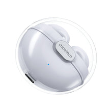 Заредете изображение във визуализатора на галерията – Choetech TWS wireless headphones with charging case white (BH-T08)
