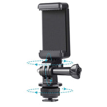 Заредете изображение във визуализатора на галерията – Tripod phone tripod for photos with ball head - black
