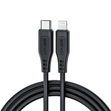 Заредете изображение във визуализатора на галерията – Acefast cable type c to lightning 8-pin mfi 3a pd30w c3-01 1,2m black
