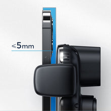 Заредете изображение във визуализатора на галерията – Joyroom Qi wireless 15 W automatic car charger electric phone holder (dashboard) black (JR-ZS248)
