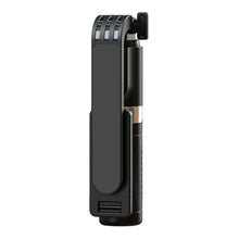 Заредете изображение във визуализатора на галерията – Selfie Stick MINI - with detachable bluetooth remote control and tripod - P09 BLACK
