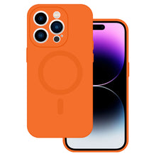 Заредете изображение във визуализатора на галерията – TEL PROTECT MagSilicone Case for Iphone 15 Plus Orange

