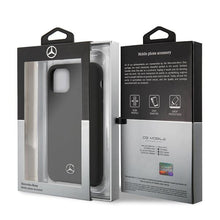 Заредете изображение във визуализатора на галерията – Mercedes MEHCN58SILBK iPhone 11 Pro hardcase black/black Silicone Line
