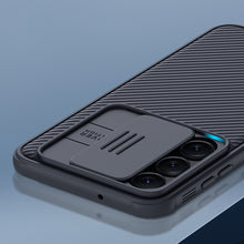 Заредете изображение във визуализатора на галерията – Nillkin CamShield Pro Case for Samsung Galaxy S23+ cover with camera cover blue
