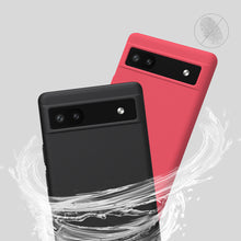 Заредете изображение във визуализатора на галерията – Nillkin Super Frosted Shield case for Google Pixel 6a cover + phone stand black
