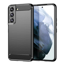Заредете изображение във визуализатора на галерията – Carbon Case case for Samsung Galaxy S23+ flexible silicone carbon cover black
