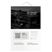 Заредете изображение във визуализатора на галерията – Uniq magnetic Sam Trelix Car Air Vent Mount black/midnight black
