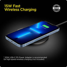 Заредете изображение във визуализатора на галерията – Spigen PF2104G ARCFIELD WIRELESS CHARGER 15W BLACK

