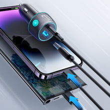 Заредете изображение във визуализатора на галерията – Car charger 60W USB-C USB-A Joyroom JR-CCN01 | black
