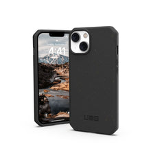 Заредете изображение във визуализатора на галерията – Гръб ( uag ) urban armor gear biodegradable outback за iphone 13 / 14 black
