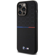 Заредете изображение във визуализатора на галерията – BMW M Silicone Pattern MagSafe case for iPhone 15 Pro Max - black
