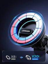 Заредете изображение във визуализатора на галерията – Joyroom car magnetic phone holder for air vent black (JR-ZS366)
