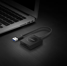 Заредете изображение във визуализатора на галерията – Ugreen SD / micro SD card reader to USB 3.0 black (20250)
