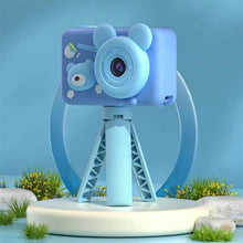 Заредете изображение във визуализатора на галерията – Digital camera for children D32 Mouse with tripod blue
