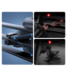 Заредете изображение във визуализатора на галерията – Joyroom Magnetic Car Phone Holder for Air Vent Black (JR-ZS313)
