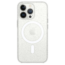 Заредете изображение във визуализатора на галерията – TEL PROTECT MagSilicone Clear Case for Iphone 15 Plus Glitter
